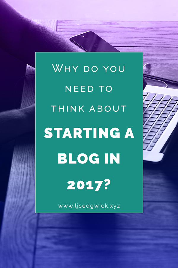 With the discussion around 'content shock' you might think there's no point starting a blog in 2017. This post explains exactly why you should anyway.